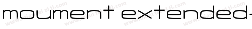 moument extended字体转换